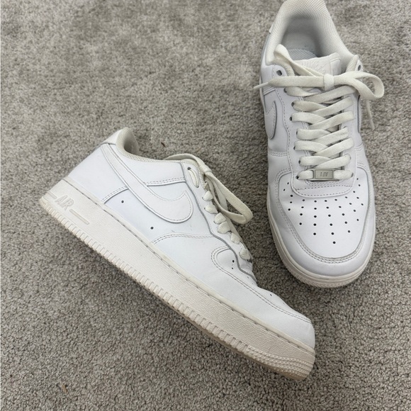 Nike Other - Nike Air Force One White Classic Sneakers with Leather Upper